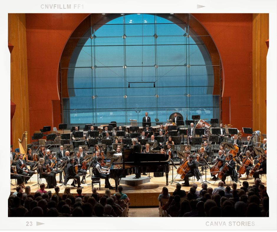 Sitzordnung in einem Sinfonieorchester