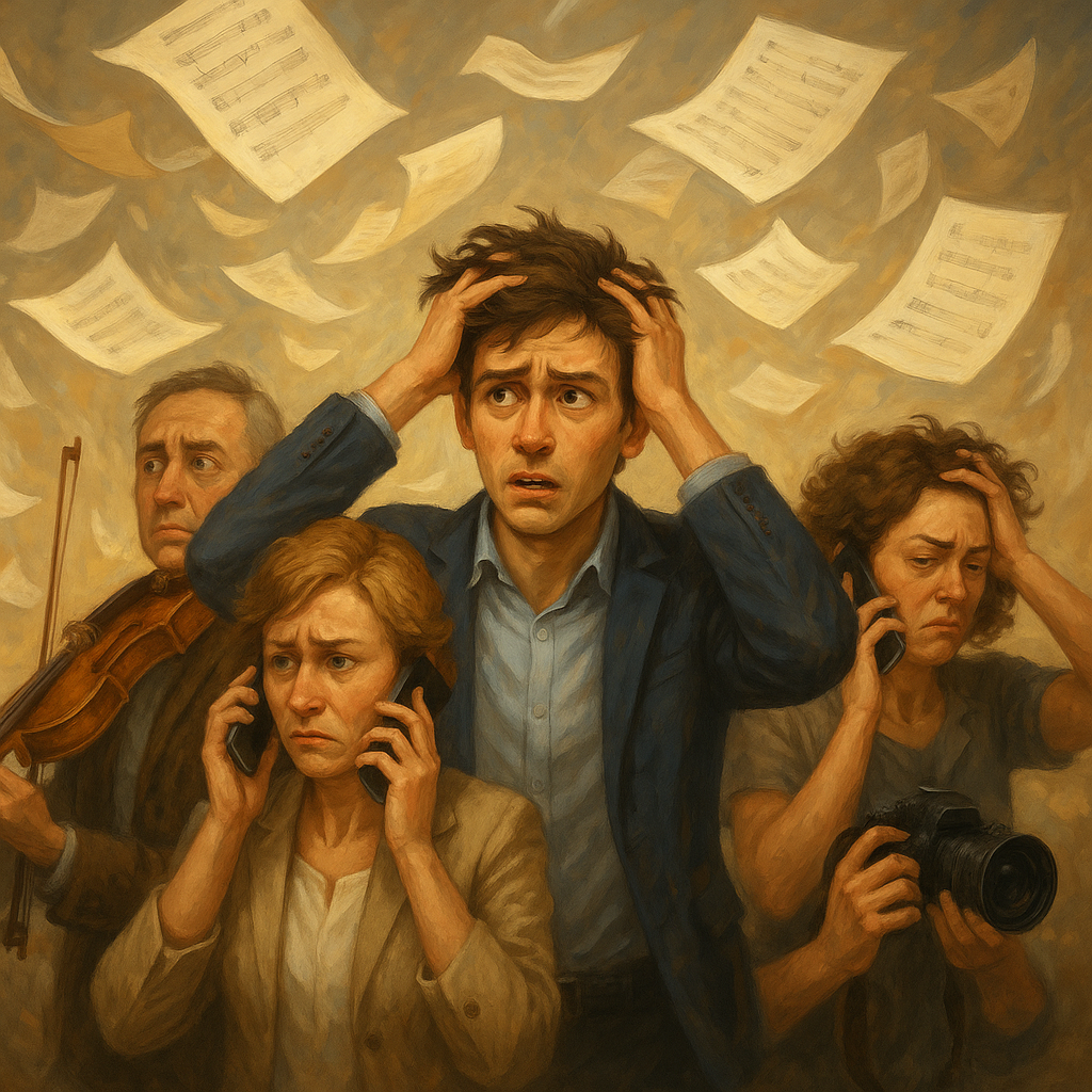 Ein verrückter Tag im Leben eines Orchestermanagers